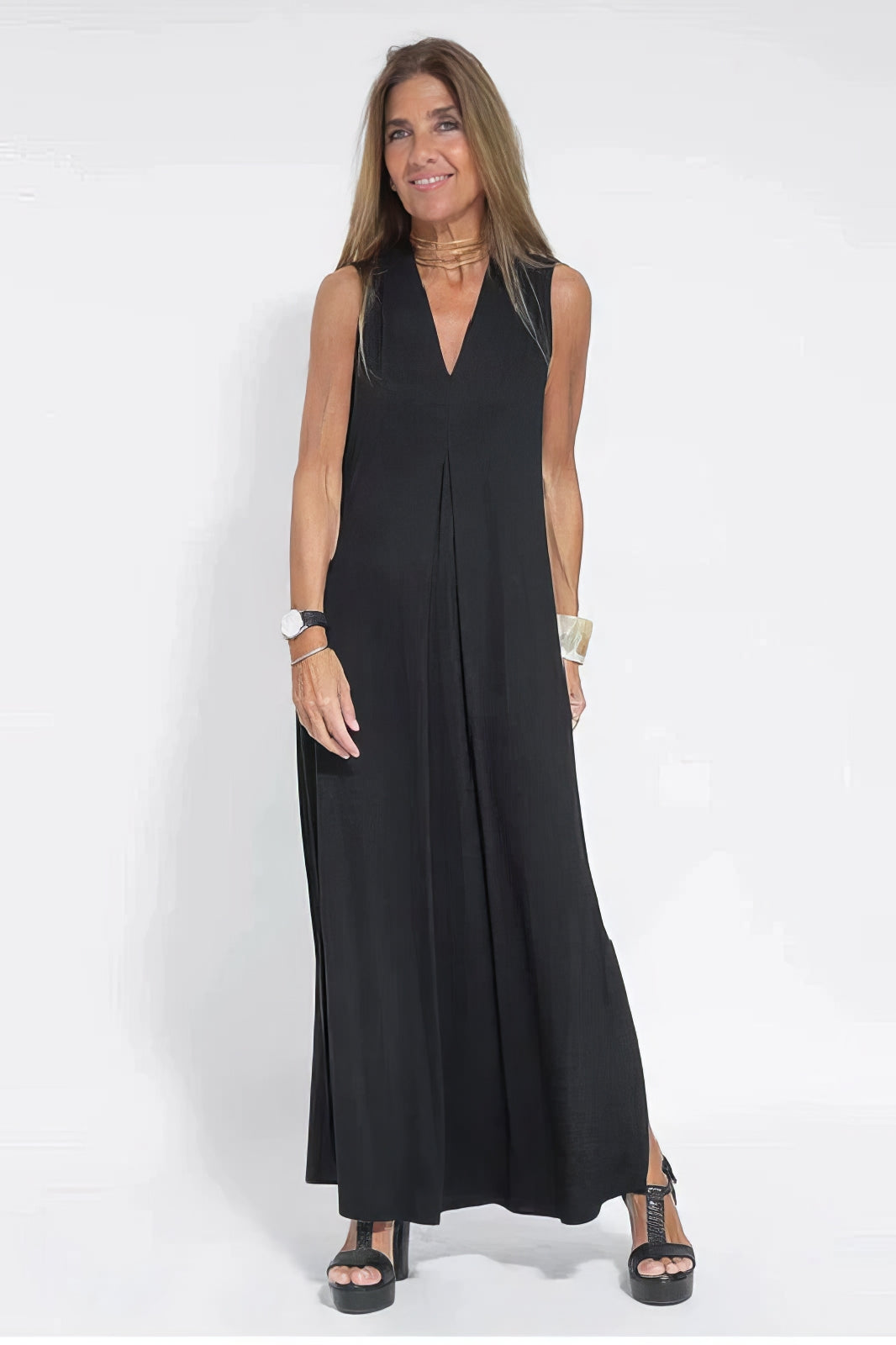 Women's Dress  | Layered Maxi with Cardigan