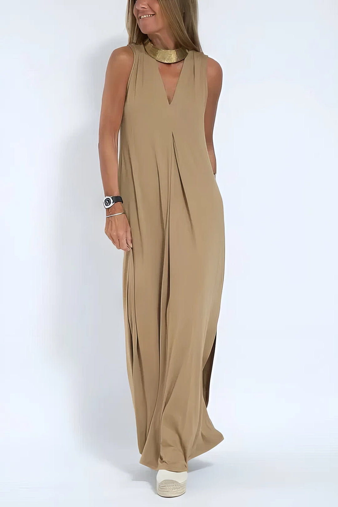 Women's Dress  | Layered Maxi with Cardigan