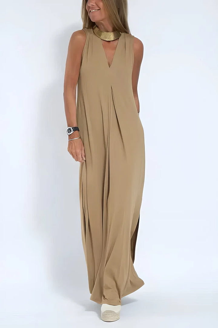Women's Dress  | Layered Maxi with Cardigan