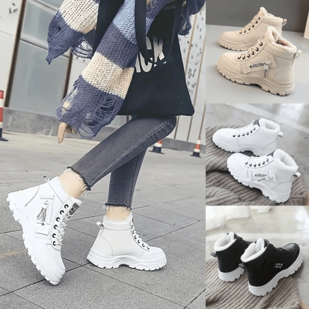 Boots For Women | Lace-Up Ankle Boots With Chunky Sole