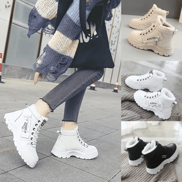 Boots For Women | Lace-Up Ankle Boots With Chunky Sole